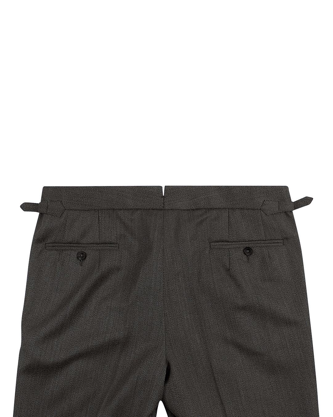 Drapers: Beige Covert Wool High Waisted Pant