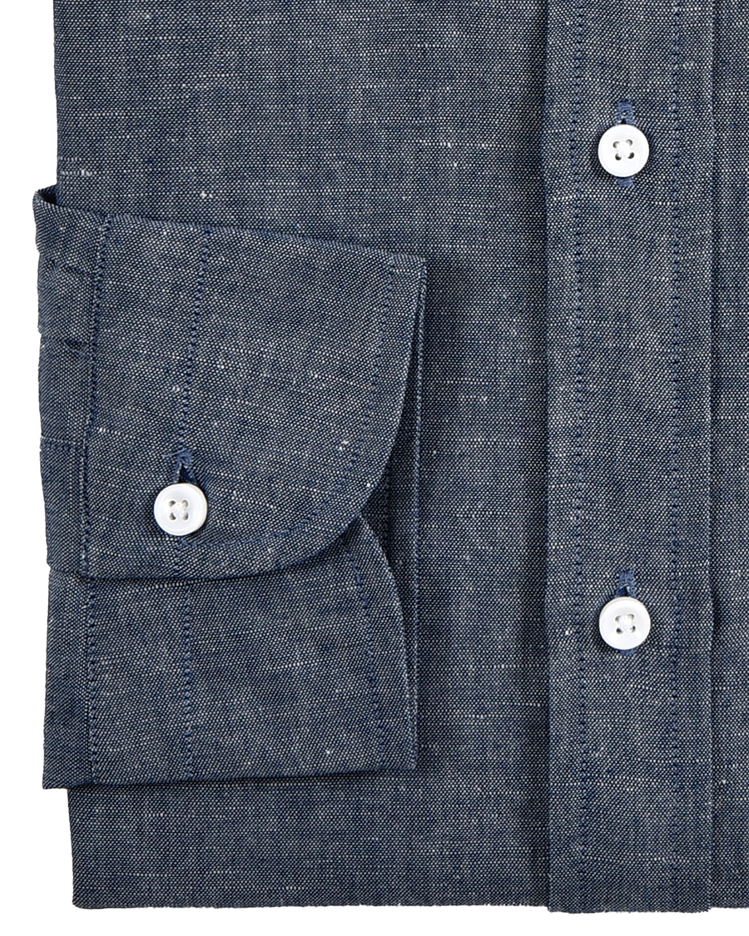 Washed Indigo Linen Chambray