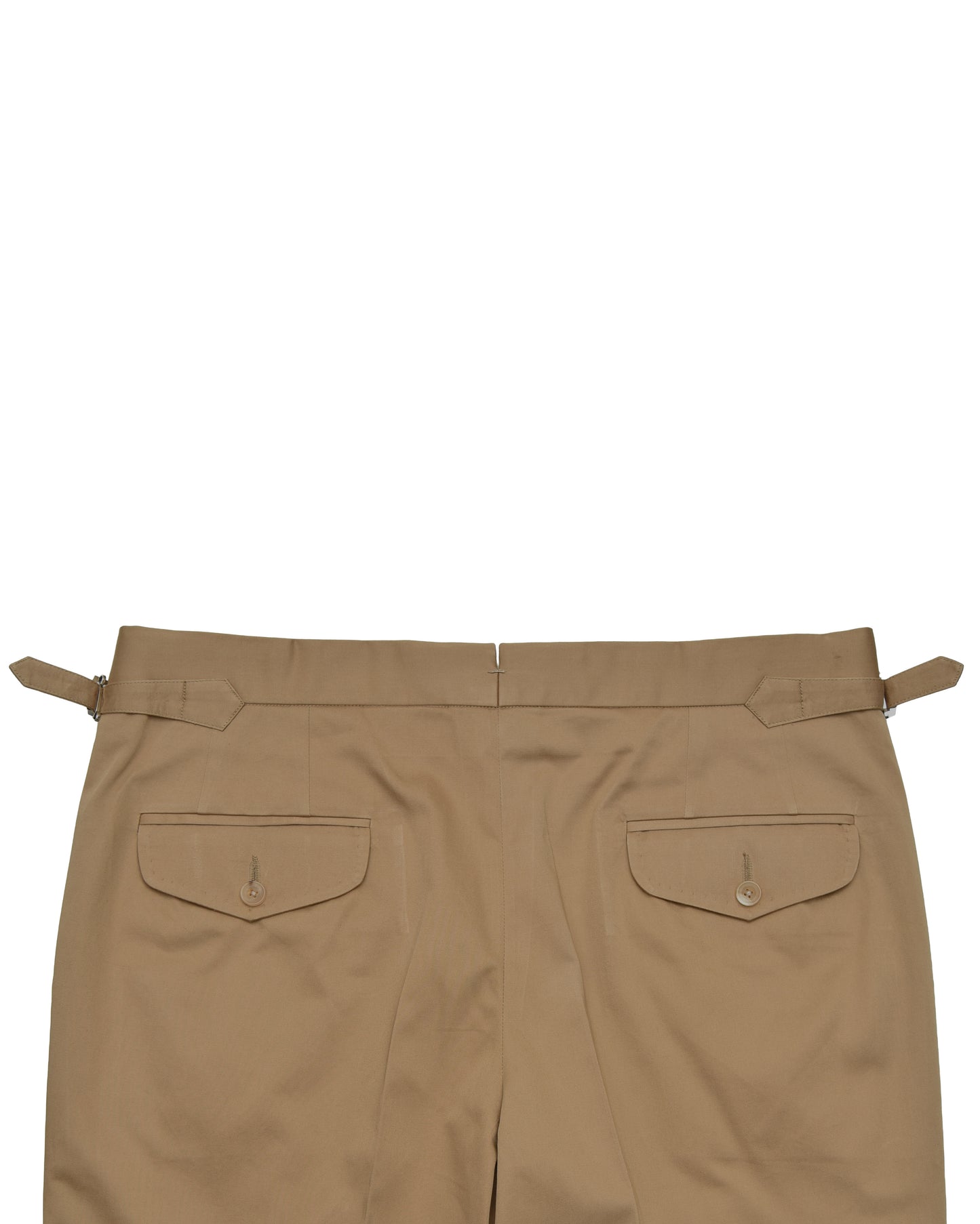 Pleated Military Khaki Dress Pant