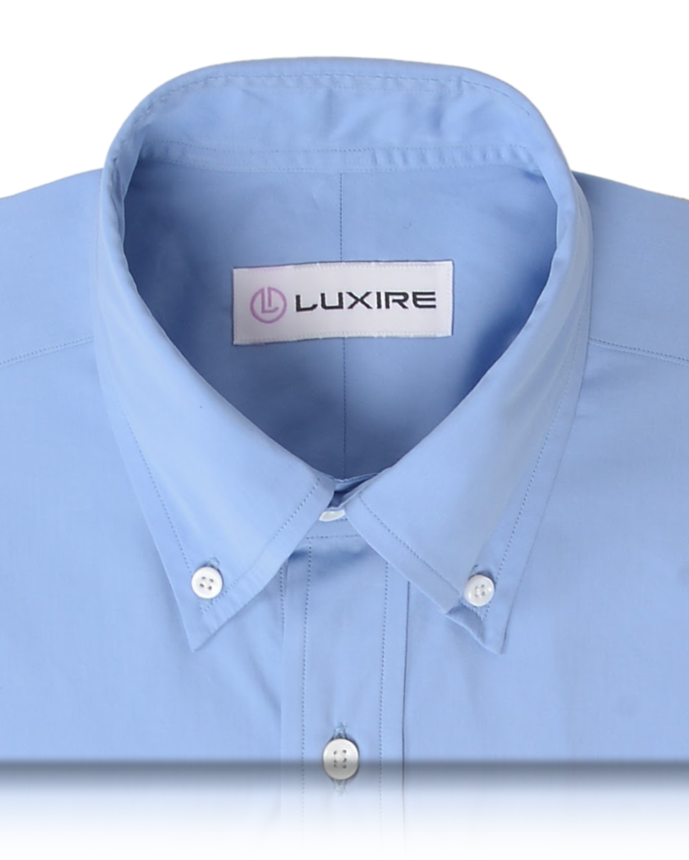 Albini Blue Poplin Business Shirt