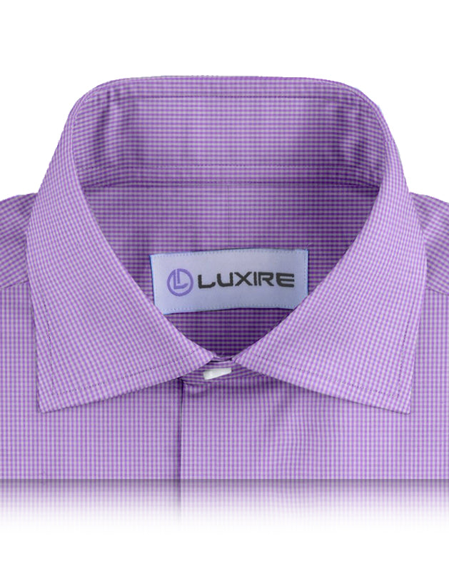 Mauve Micro Gingham