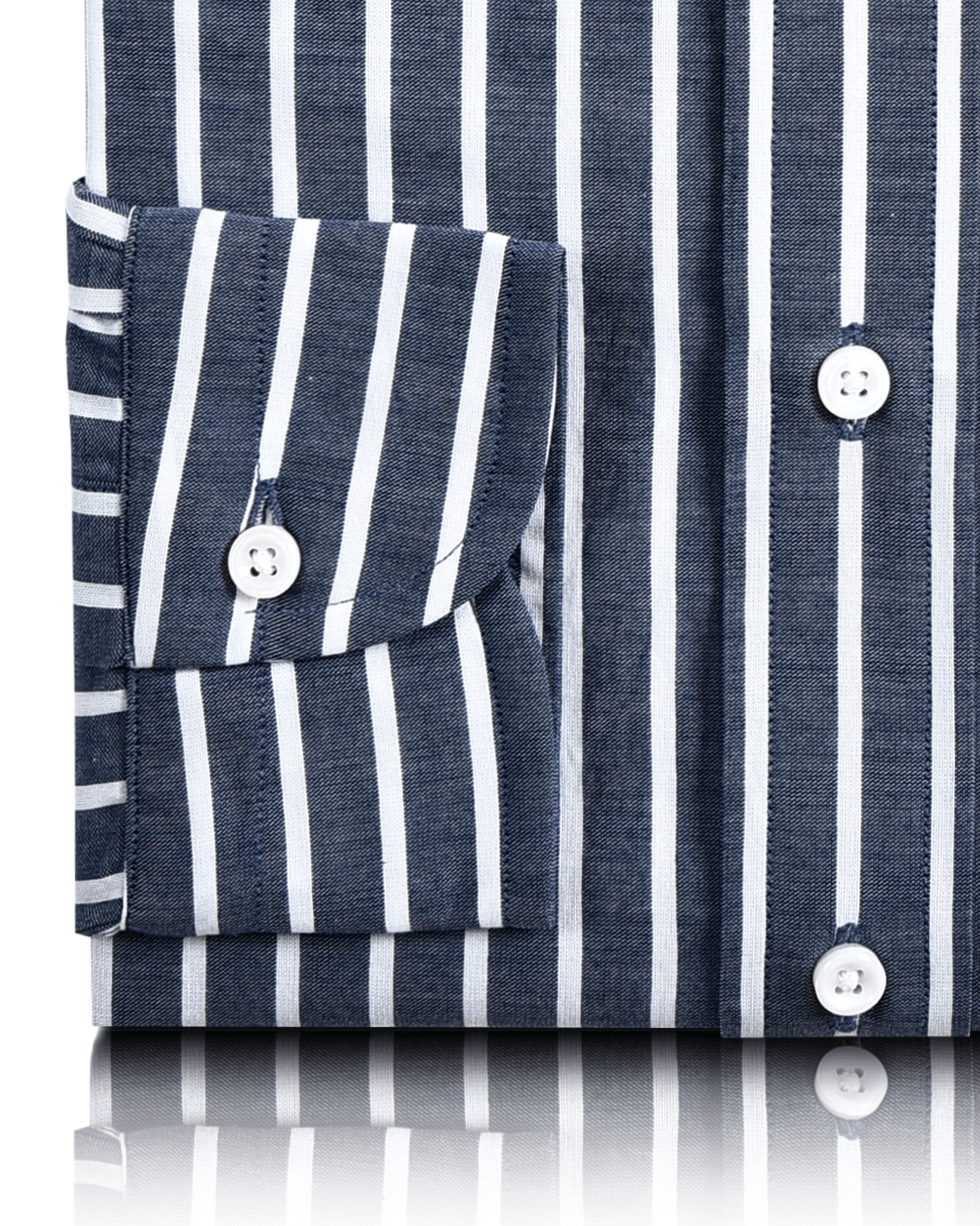 Navy Awning Stripes Shirt