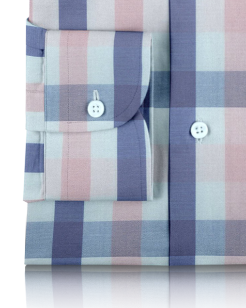 Blue Peach Tattersall Shirt