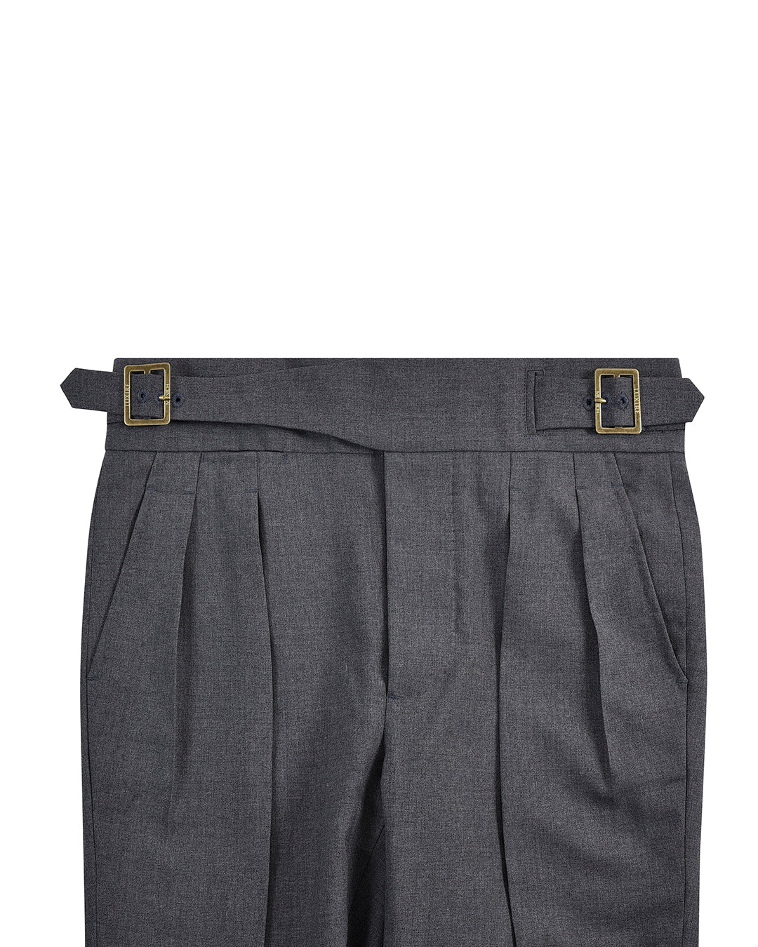 Gurkha Pant in Dugdale New Fine Worsted Tropical Wool - Grey