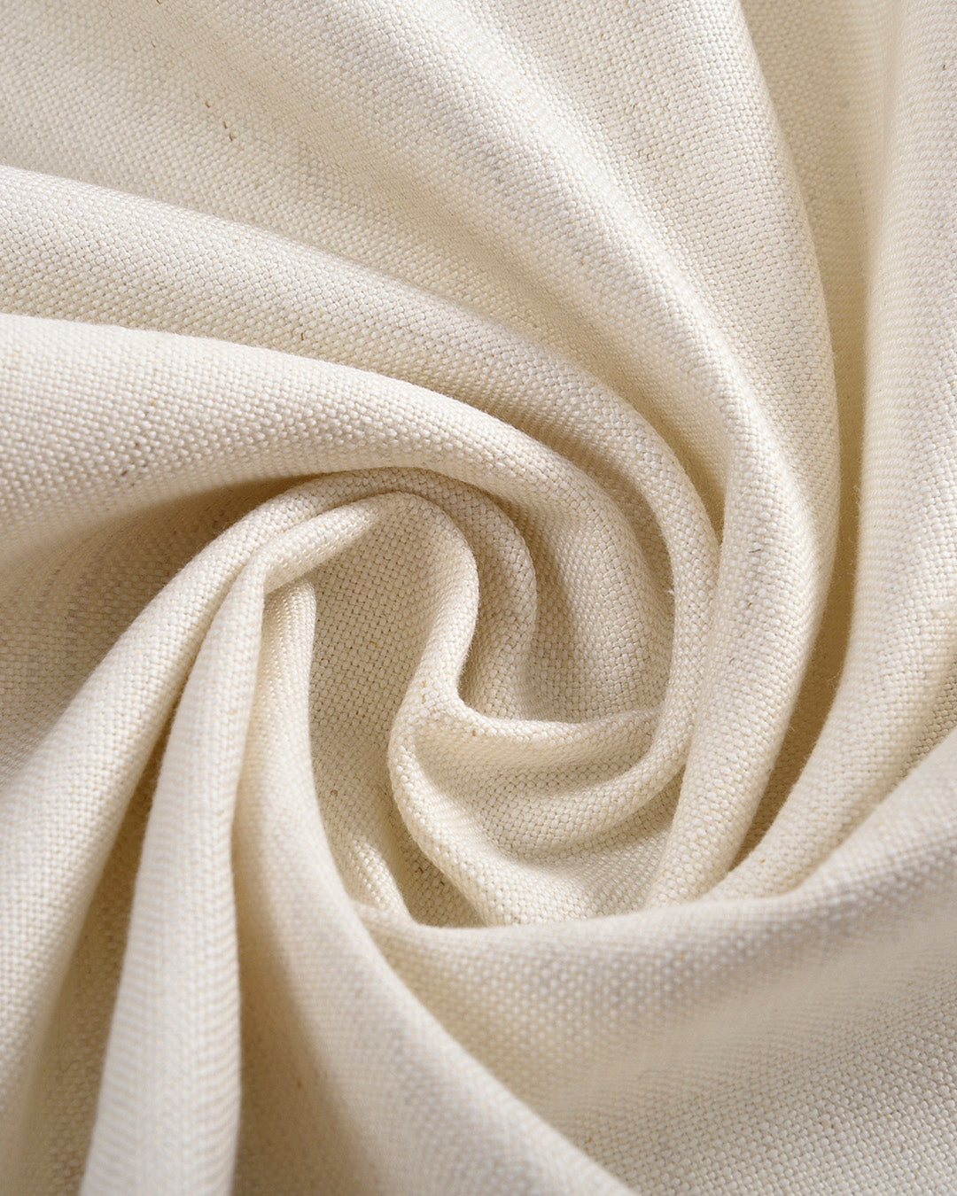 Close up fabric of custom linen Gurkha pants for men by Luxire in off white