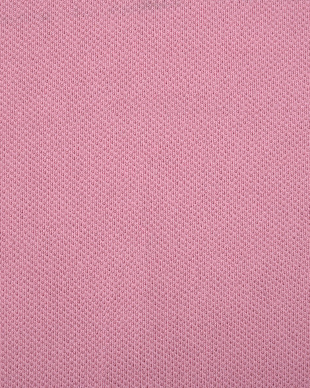 Close up of the custom oxford polo shirt for men by Luxire in mid pink 2