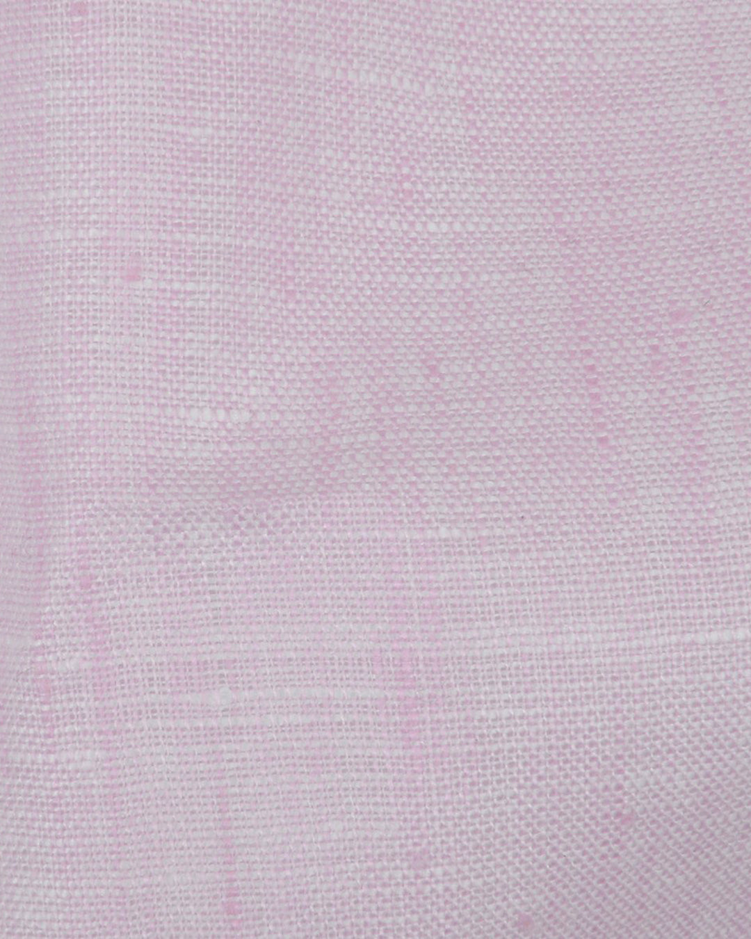 Close up of the custom linen shirt for men in pale pink by Luxire Clothing 2