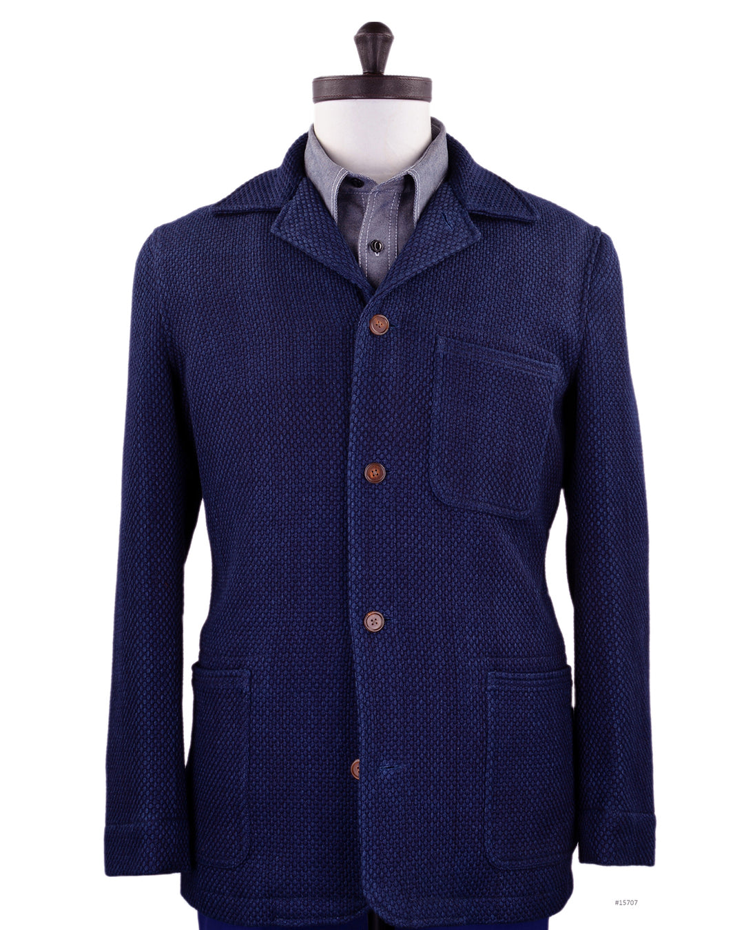 Indigo Heavy Sashiko Jacket