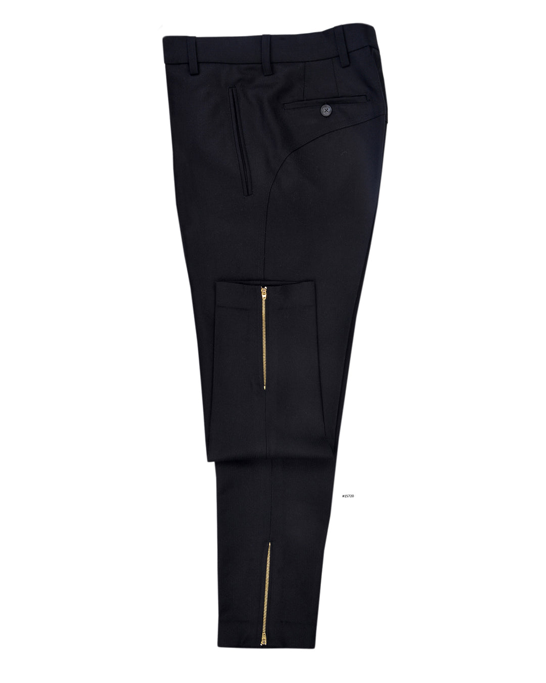 Dugdale Royal Classic - Narrow Black Dress Herringbone