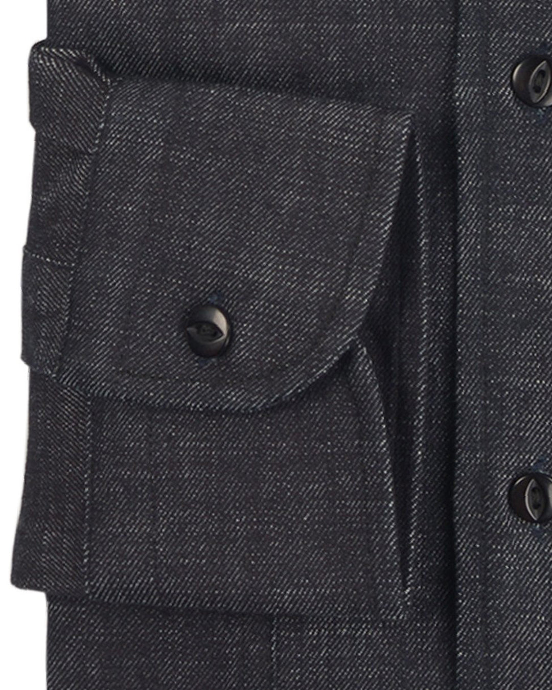 Heavy Denim Chambray Indigo Shirt - 12 Oz