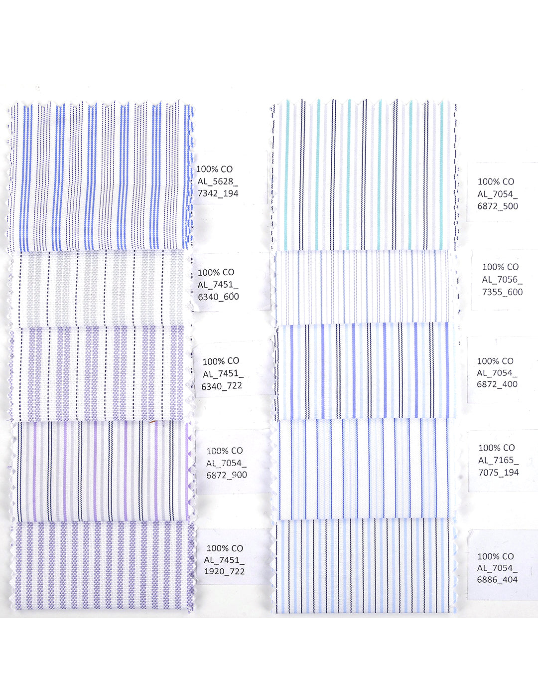 Alumo Light Grey And Light Blue Alternate Stripes