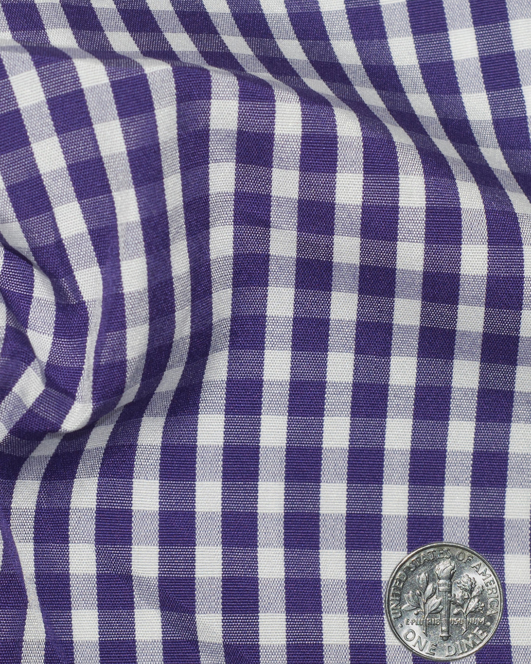 Purple White Gingham