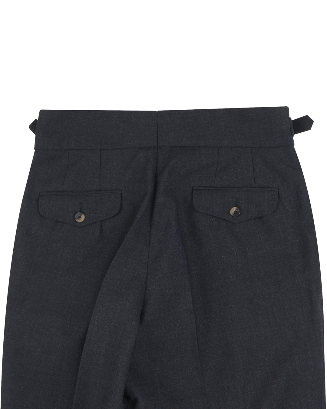 Minnis Fresco III Pants: 3 Ply Plain Dark Grey