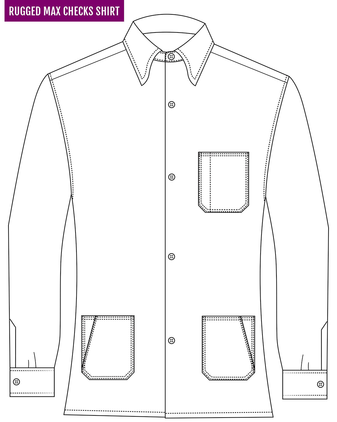 Maroon Flannel Work Shirt