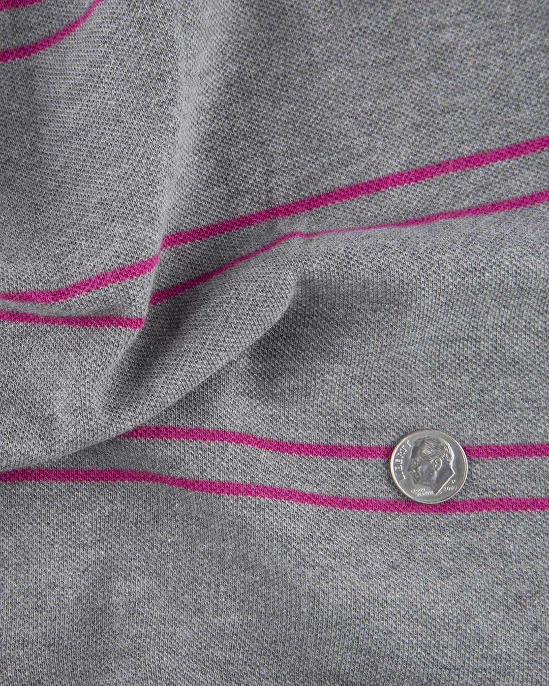 Grey Fuchsia Stripes T-shirt