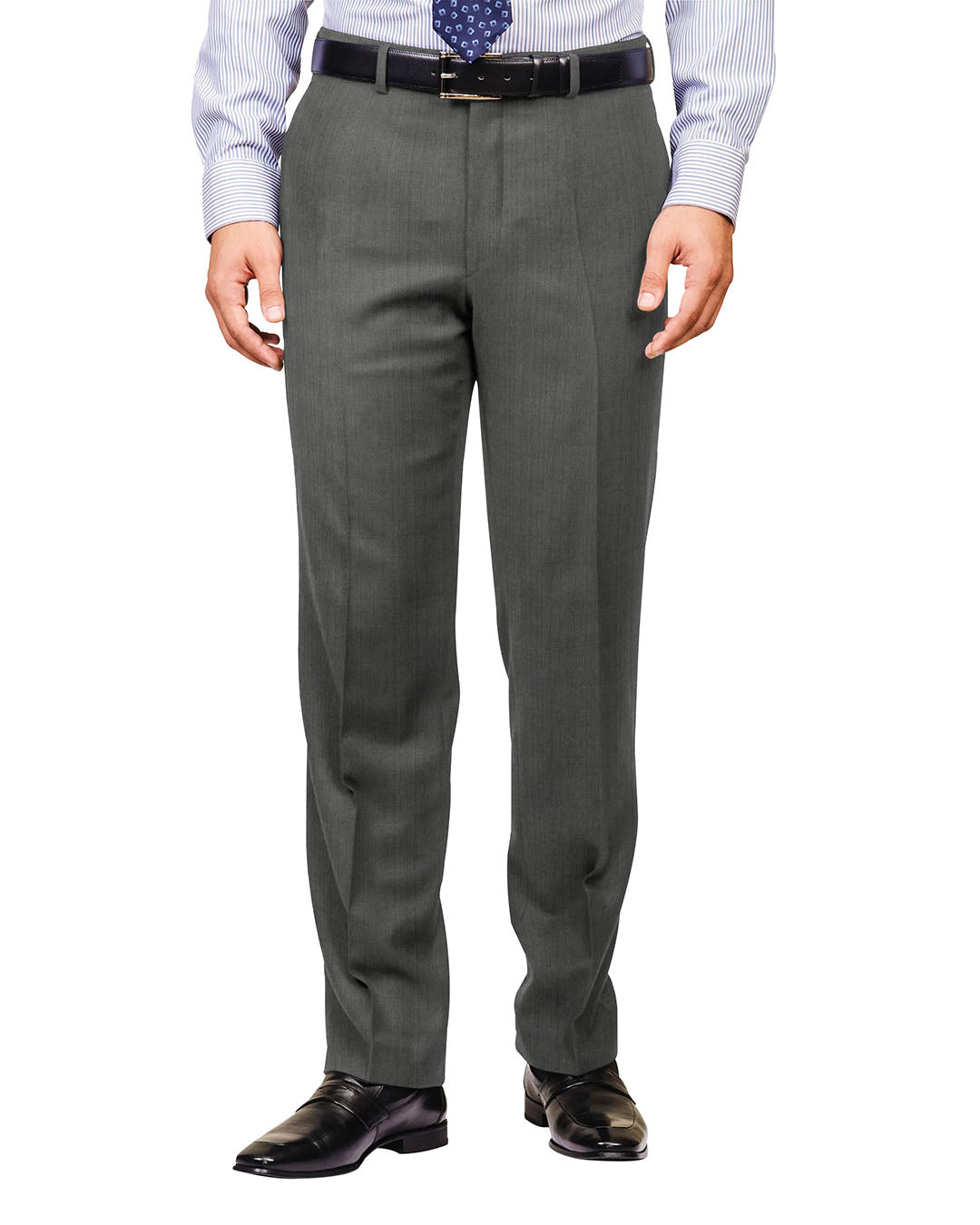 Washable Wool Suit: Mid Grey