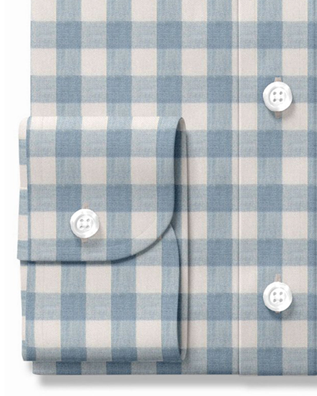 Washed Indigo Cream Gingham