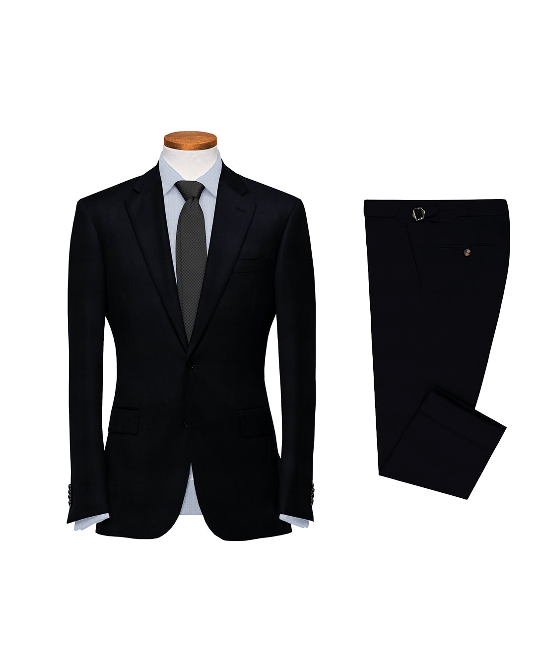 VBC: 100% Wool Dark Navy Twill Suit