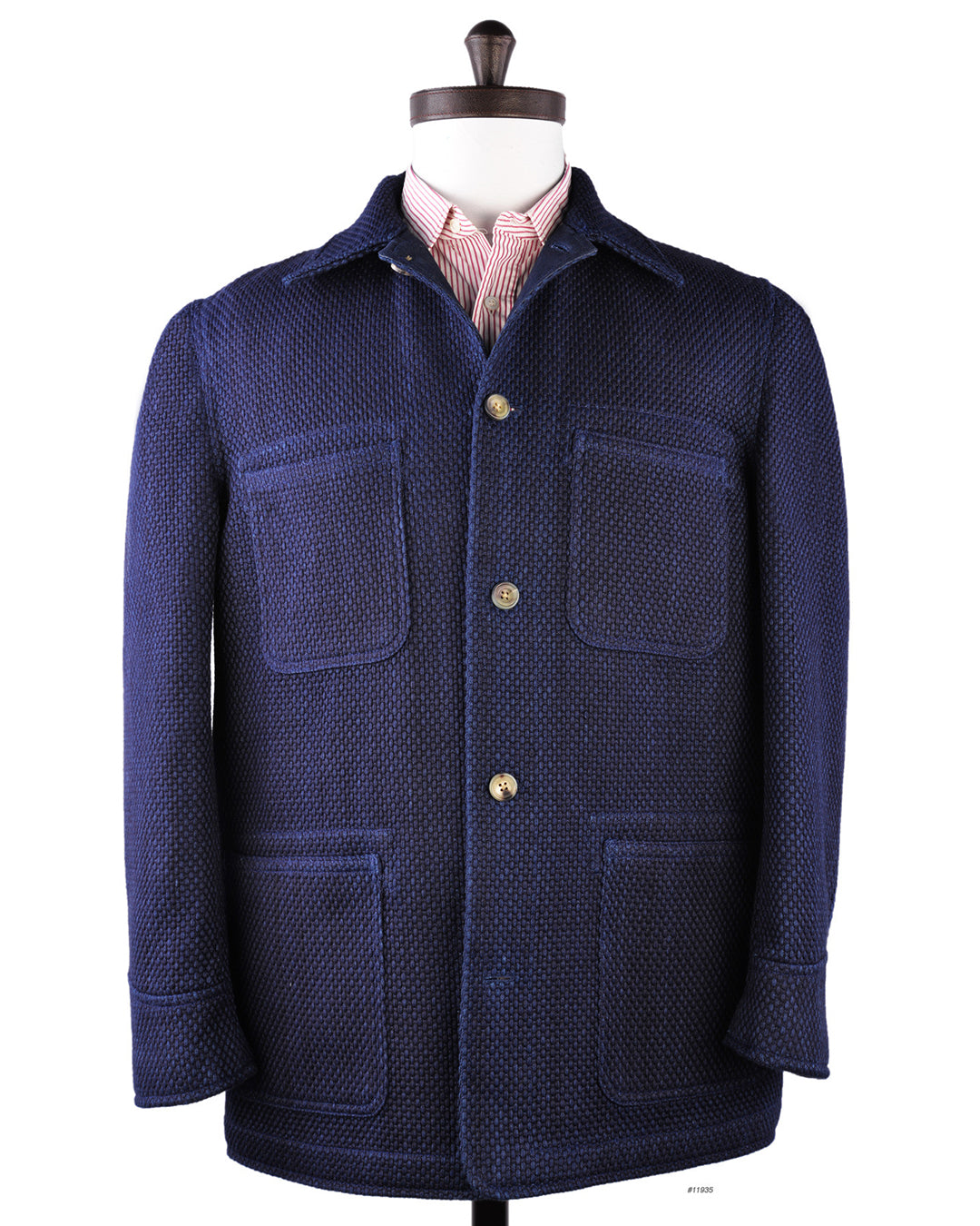 Indigo Heavy Sashiko Jacket