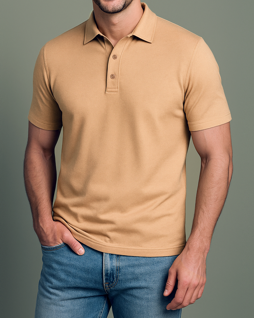 EZS Aria Beige Polo - 1