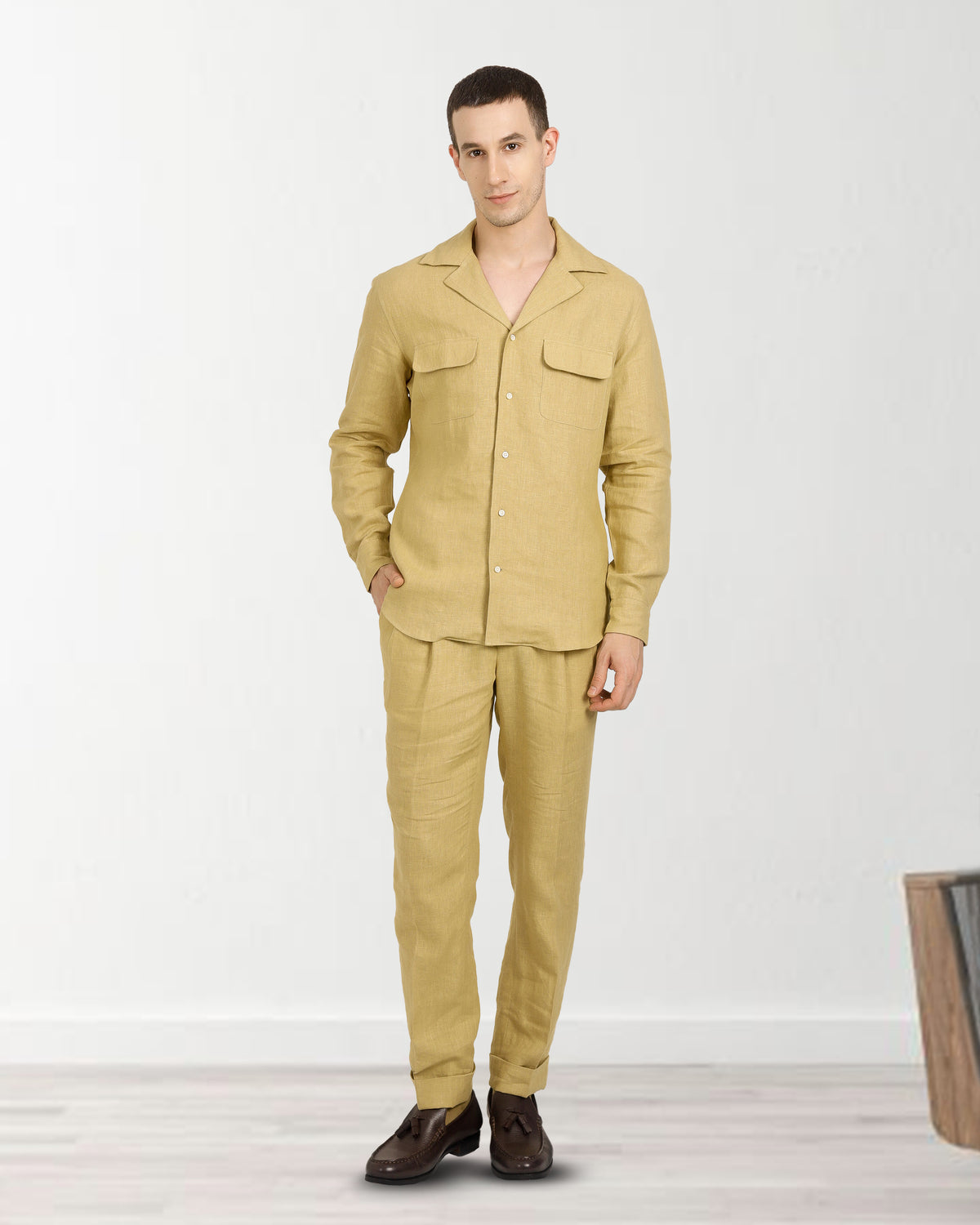 Goldish Yellow Linen - 2