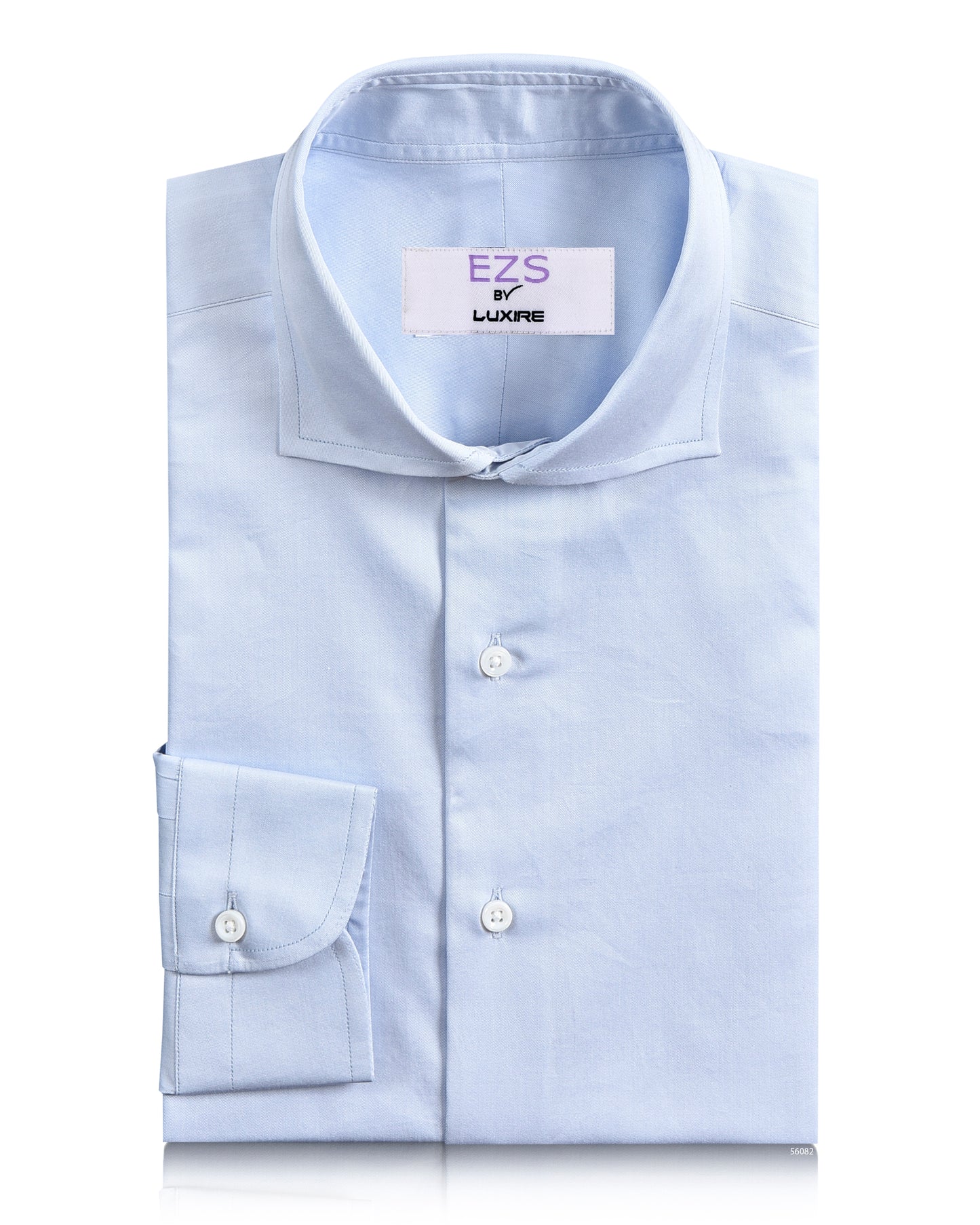 EZS Brembana 2-Ply Giza Sky Blue Business Twill Shirt