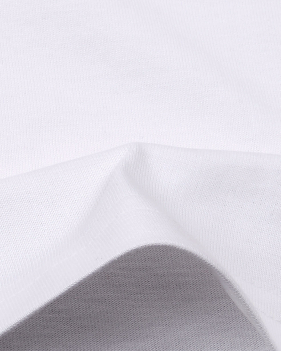 EZS Aria White Crewneck T-Shirt - 7