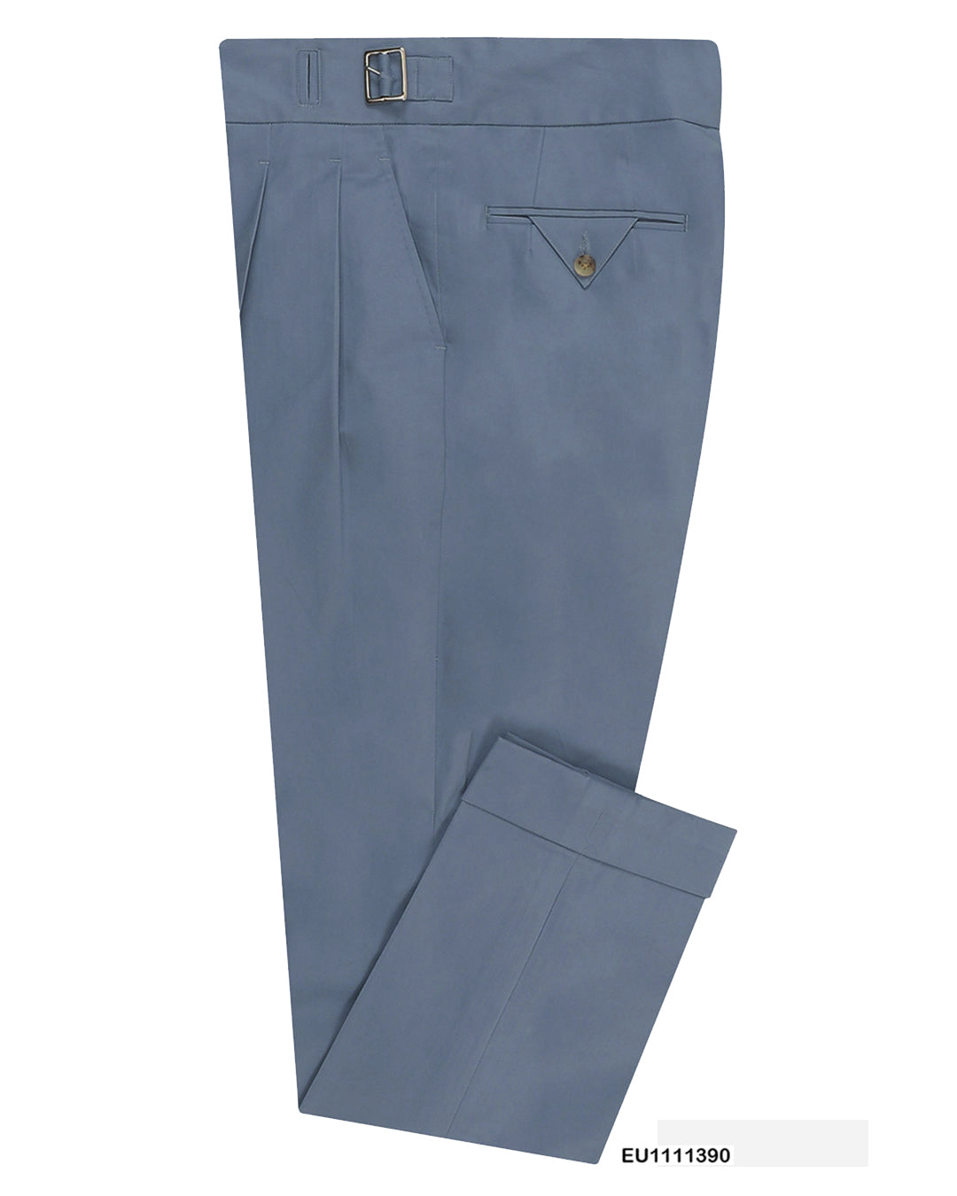 Gurkha Pant in Soft Blue Grey Stretch Twill Pants