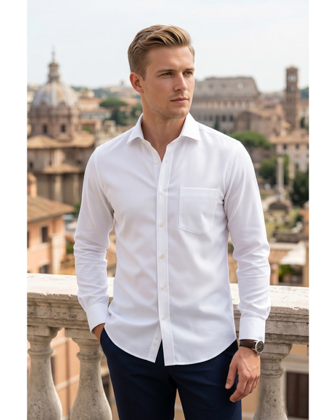 Getzner White Oxford Shirt