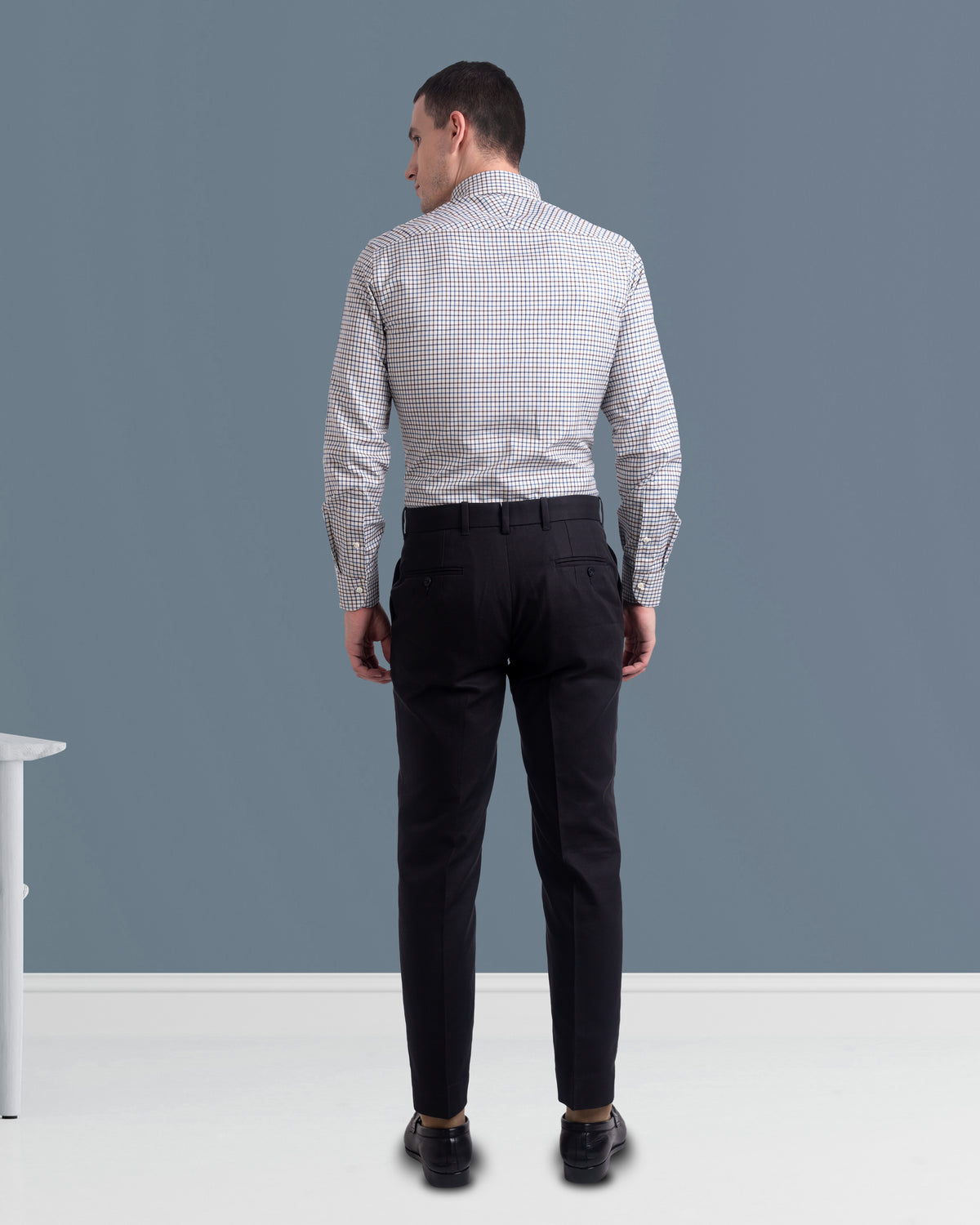 Midnight Grey Twill Dress Pant - 5