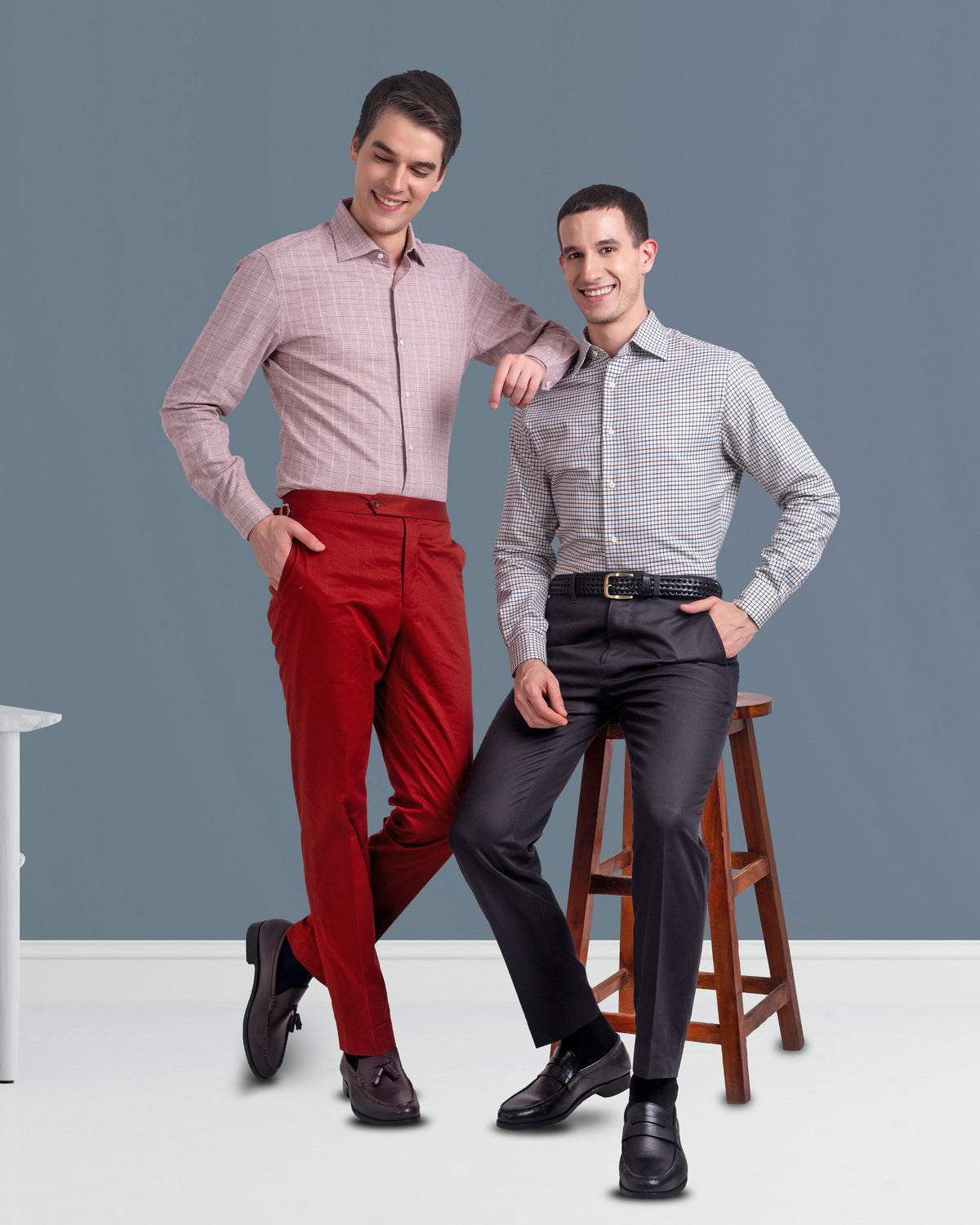 Midnight Grey Twill Dress Pant - 6
