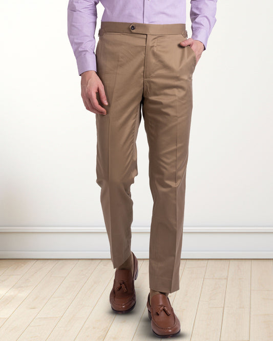 British Khaki Twill Chino 9 Oz