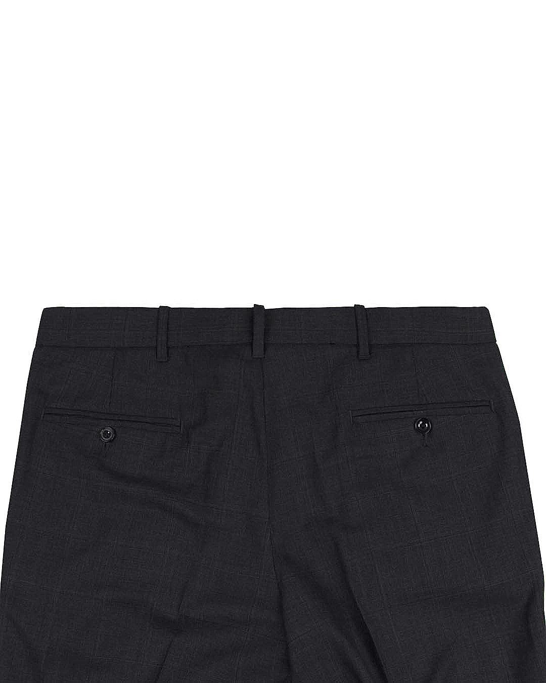 Drago: Super 160s Charcoal Prince of Wales Checks - 4