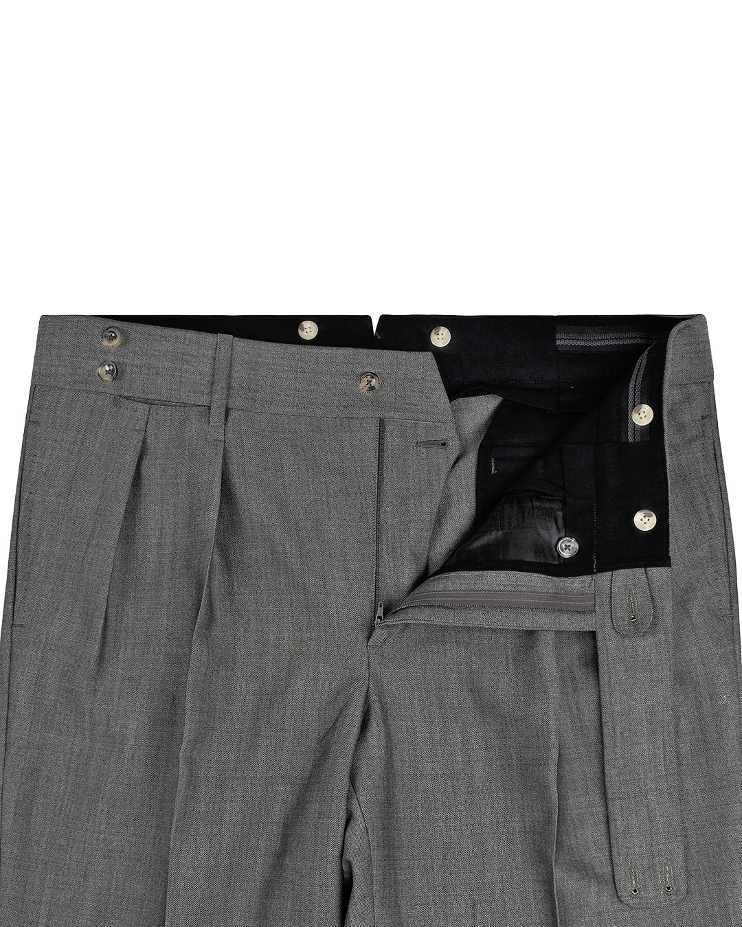 Minnis Fresco Mohair III Pants: Ash Grey - 3
