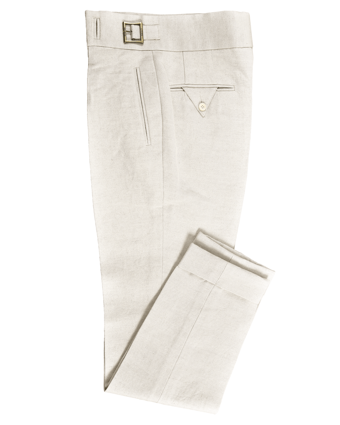 Gurkha Pants Linen Vintage Cream Birdseye