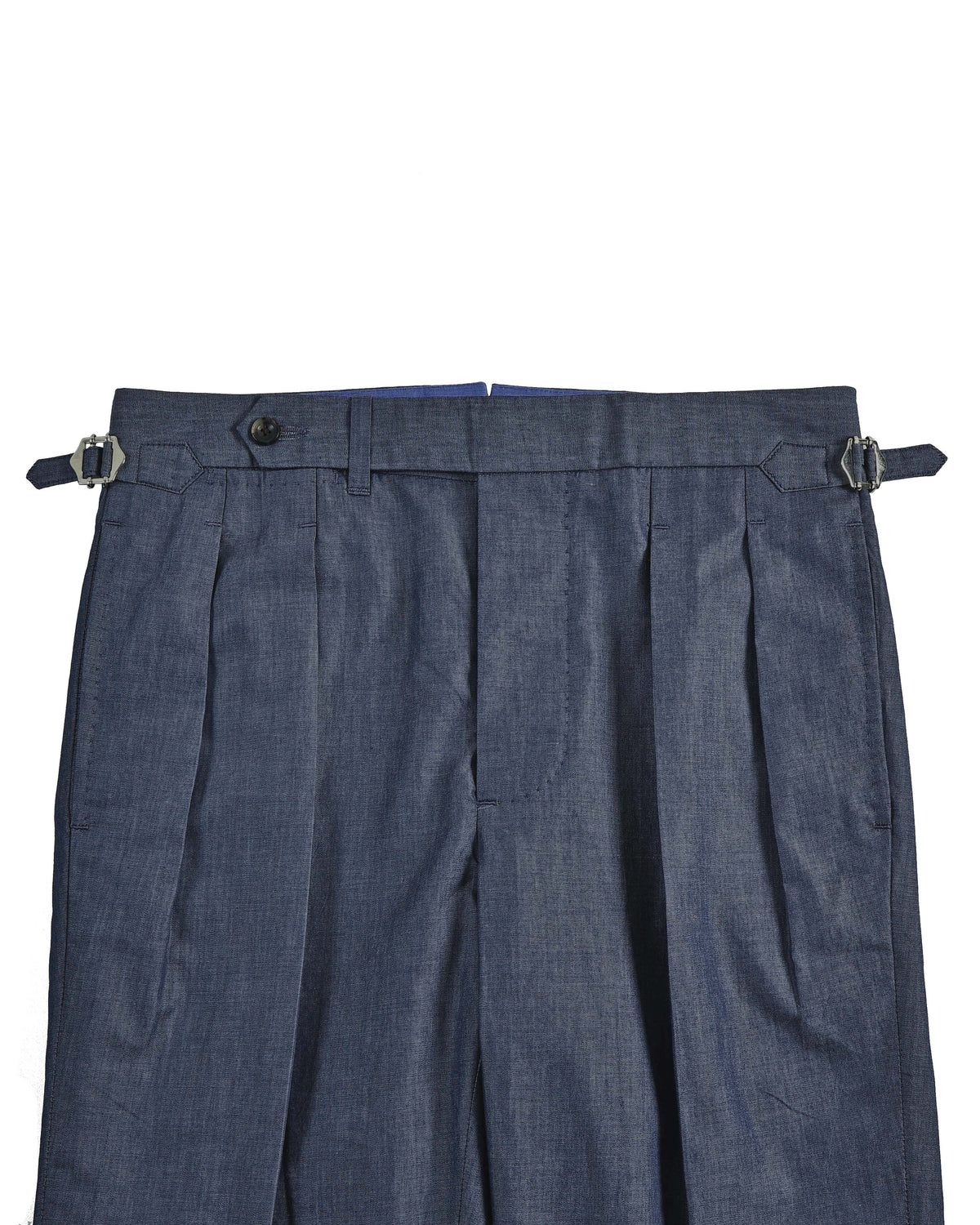 Navy Chambray Pant - 3