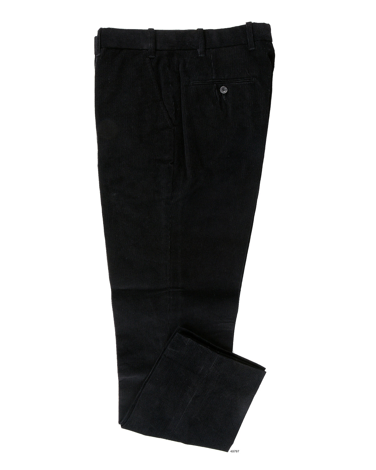 Corduroy: Black 15 Wale - 1