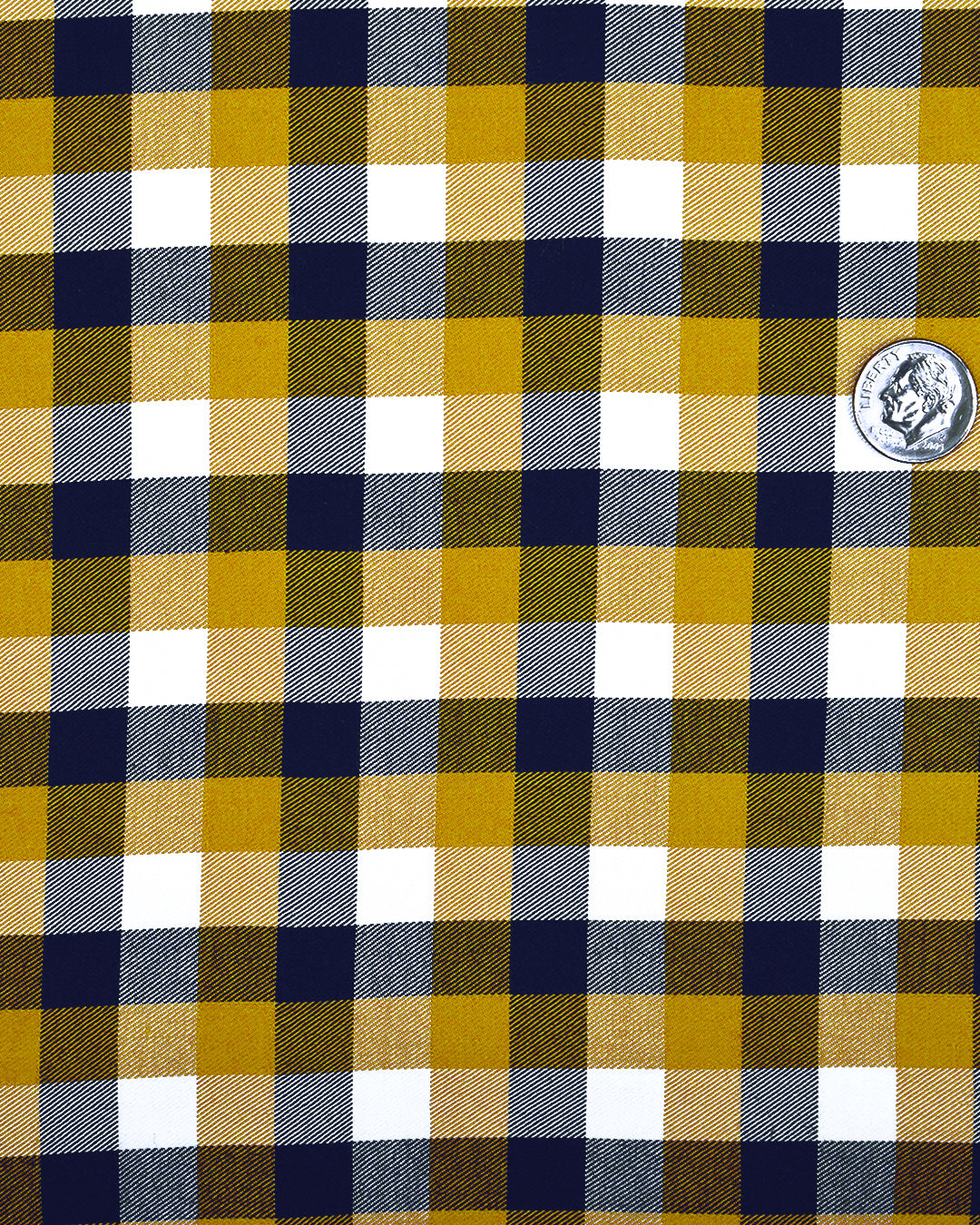 Fall Checks: Light Mustard Purple Gingham - 4