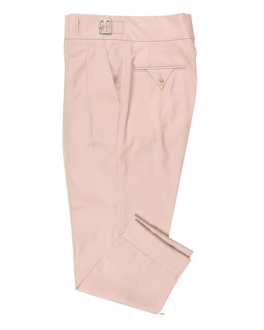 Gurkha Pant in VBC 100% Wool: Beige Twill