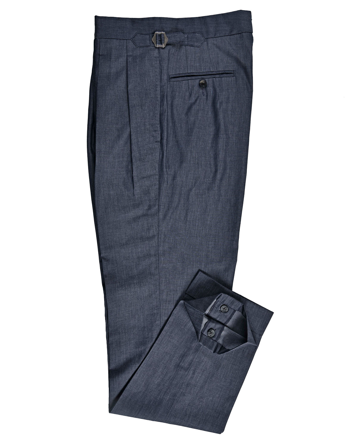 Navy Chambray Pant - 2
