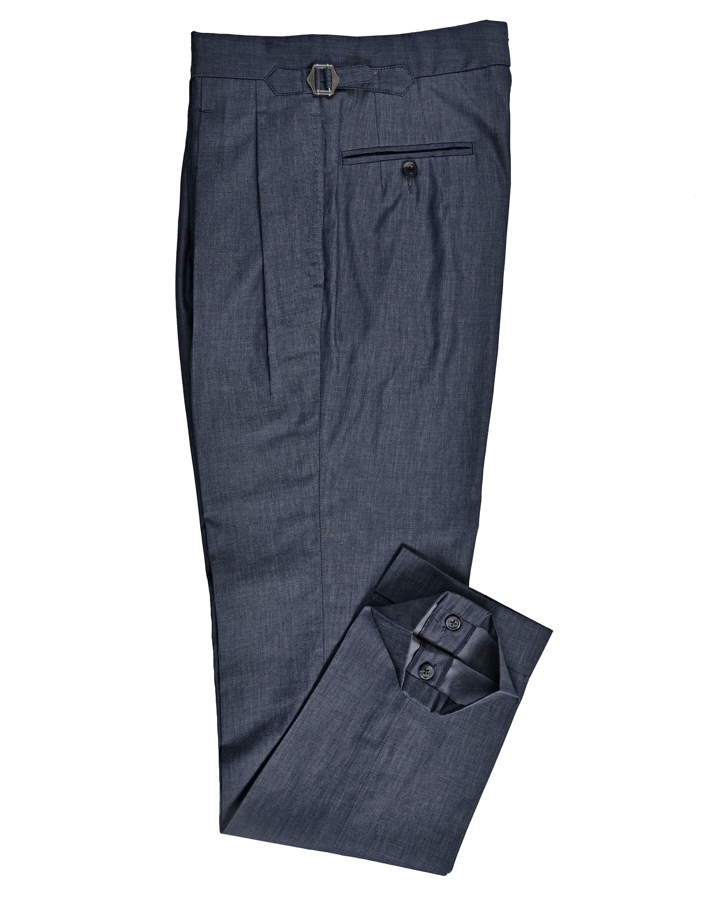 Navy Chambray Pant