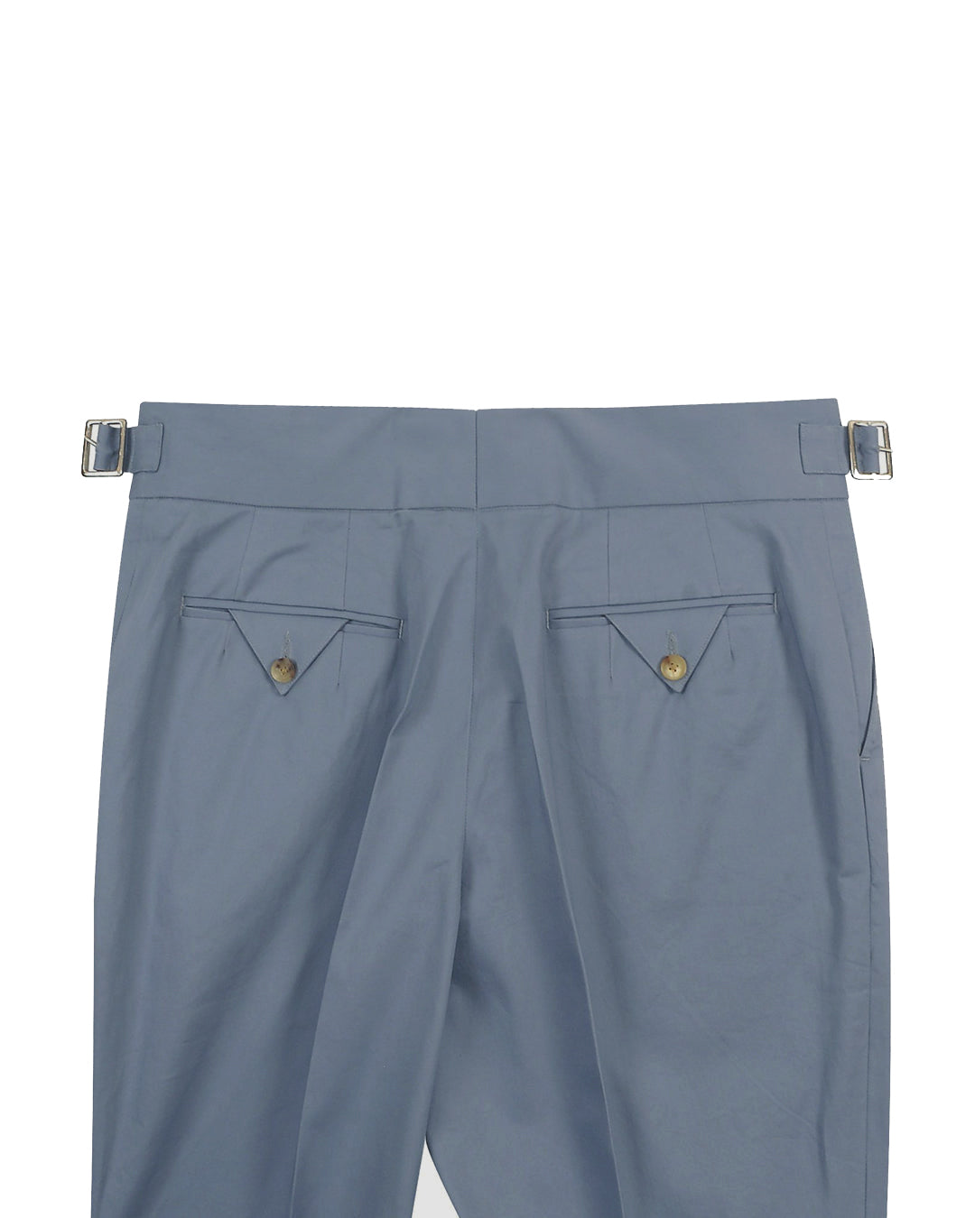 Gurkha Pant in Soft Blue Grey Stretch Twill Pants