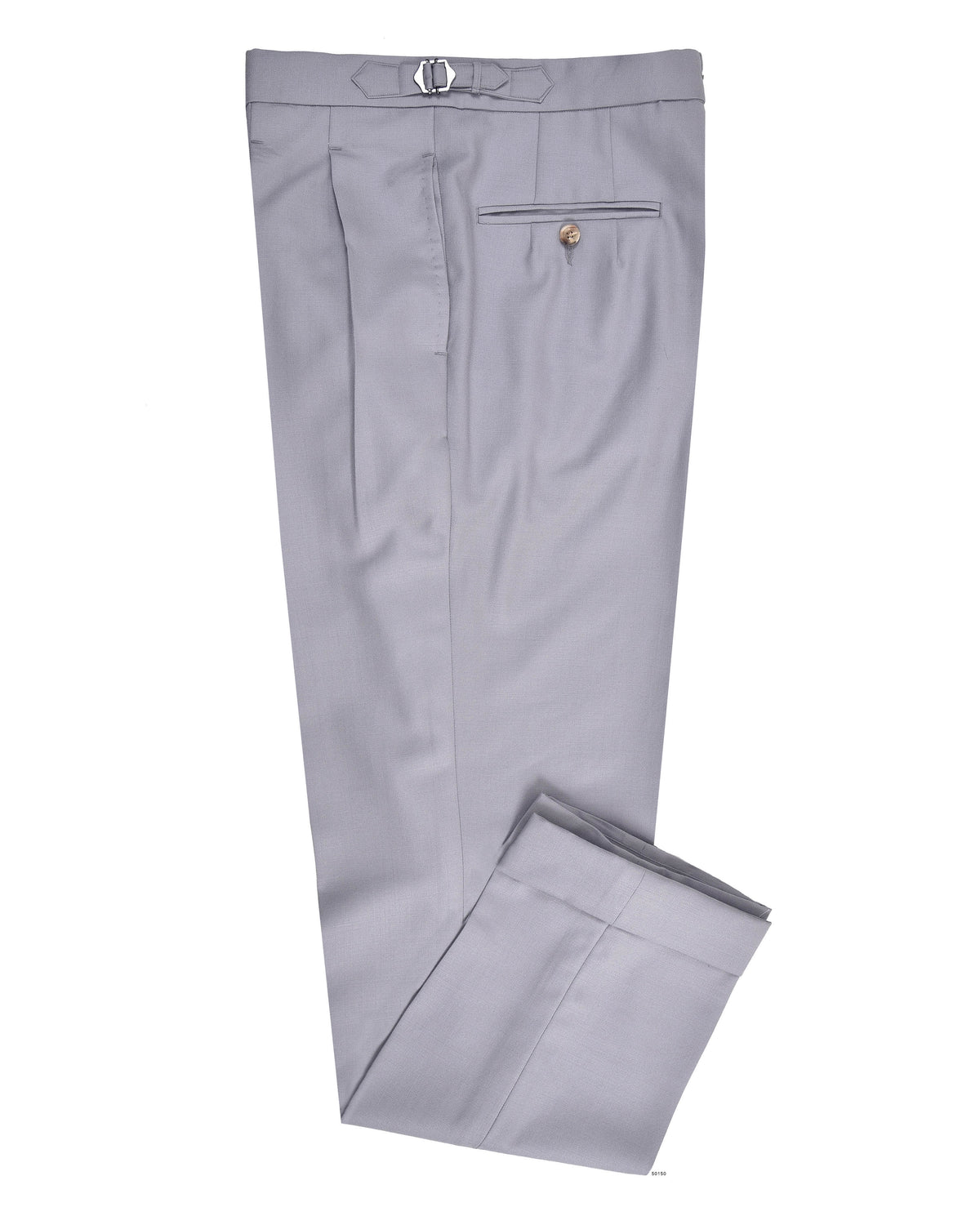 Dugdale Fine Worsted - Light Grey Plain - 1
