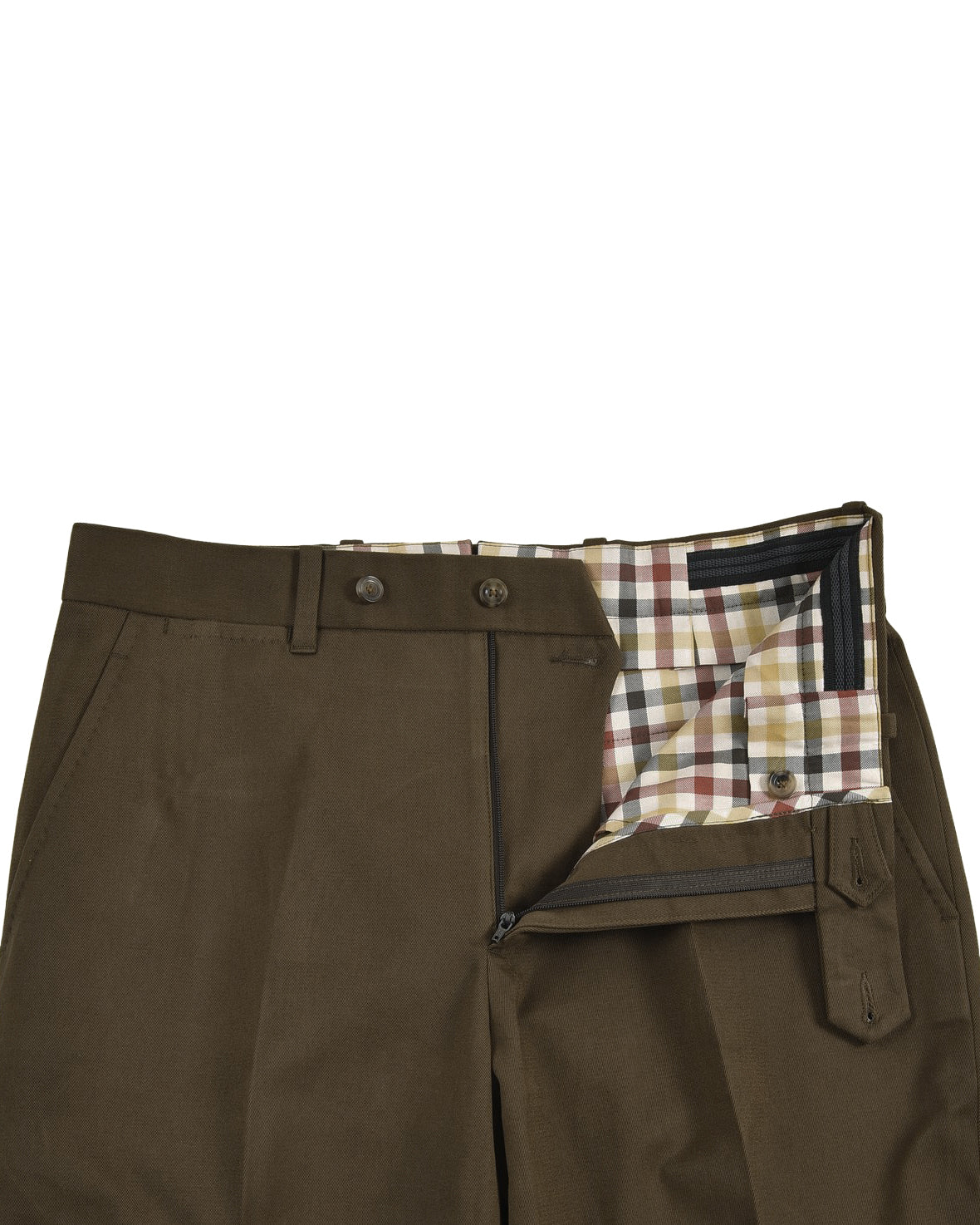Dacota Soft Dark Brown Stretch Twill Pants - 4