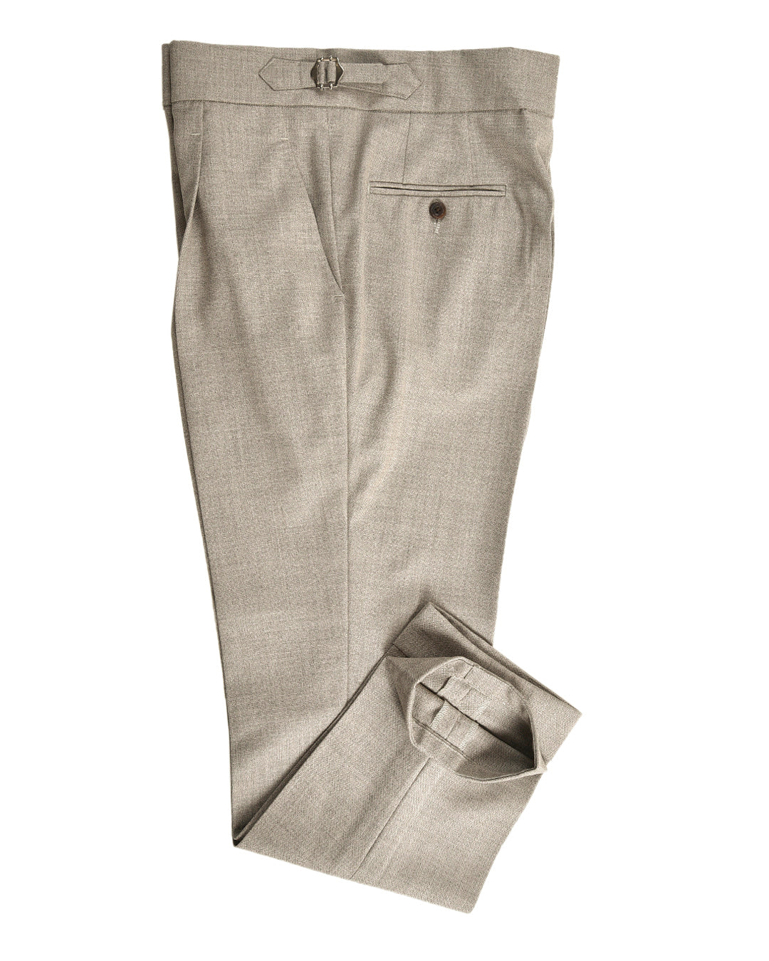 VBC - 4 Ply Tropical Wool: Grey Ecru Melange Pant