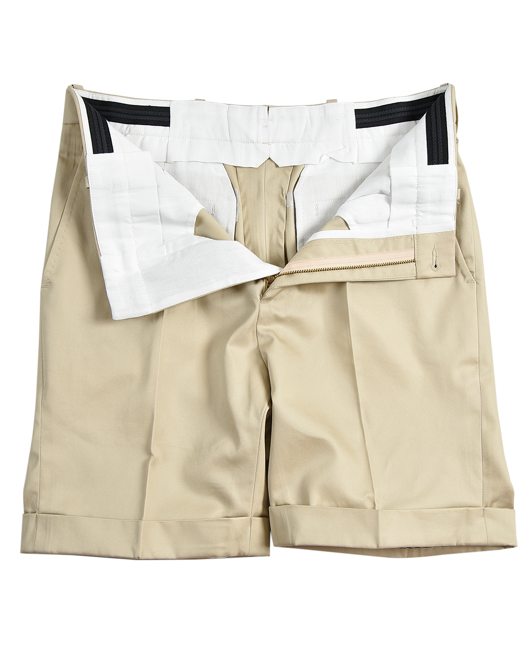 Summer Soft Khaki Twill Shorts