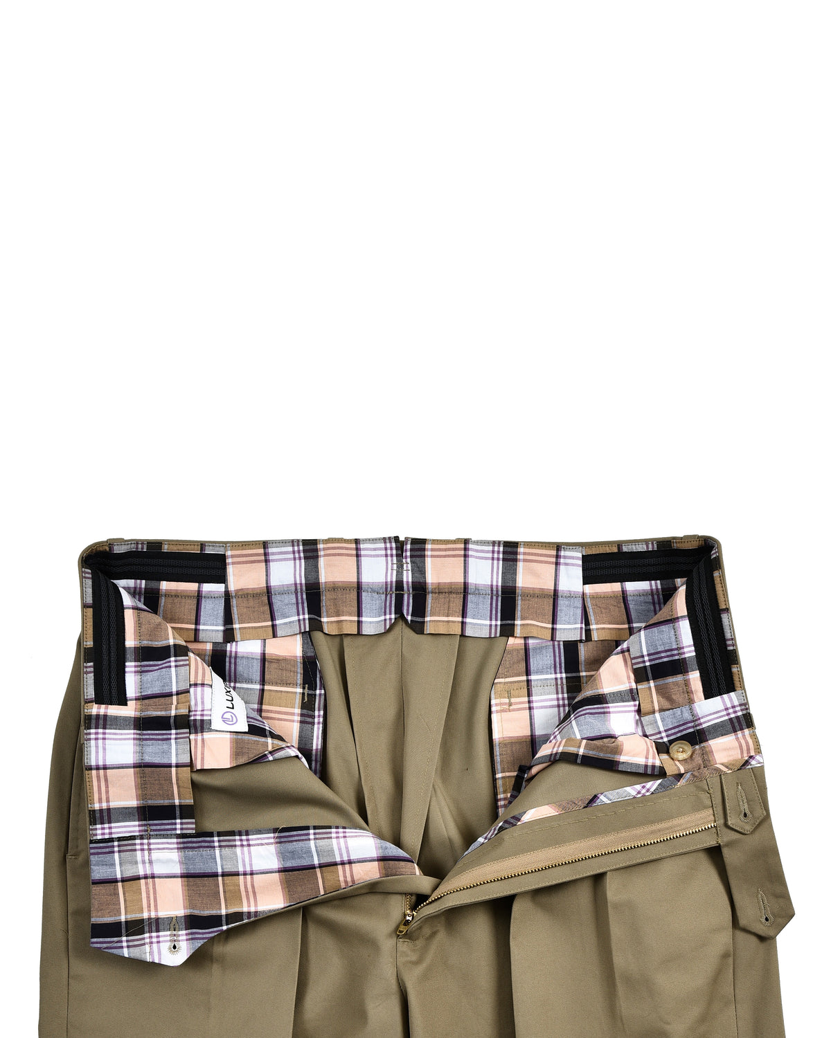 Khaki Stretchable Pant - 5