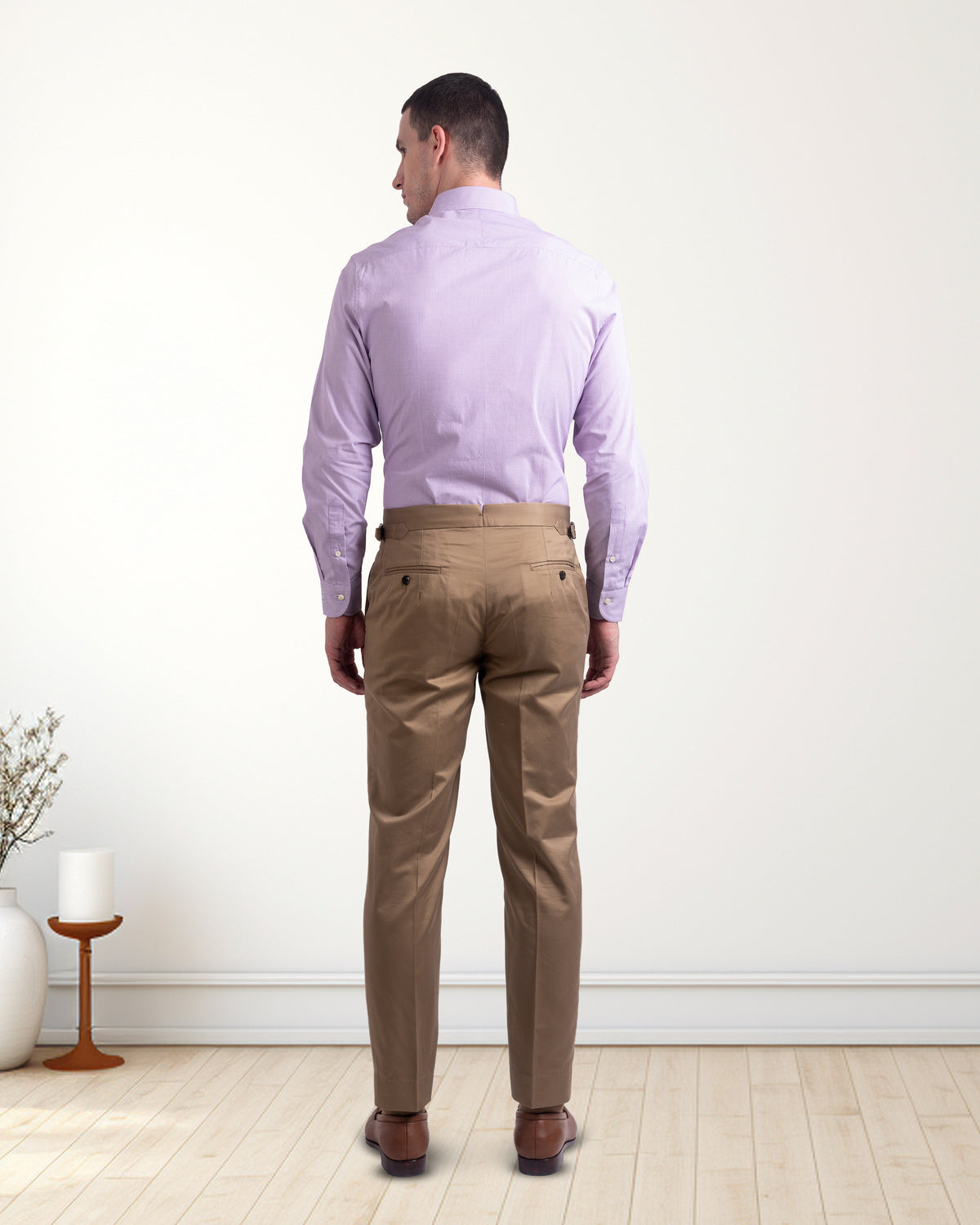 Mauve Gingham Checks Shirt - 8