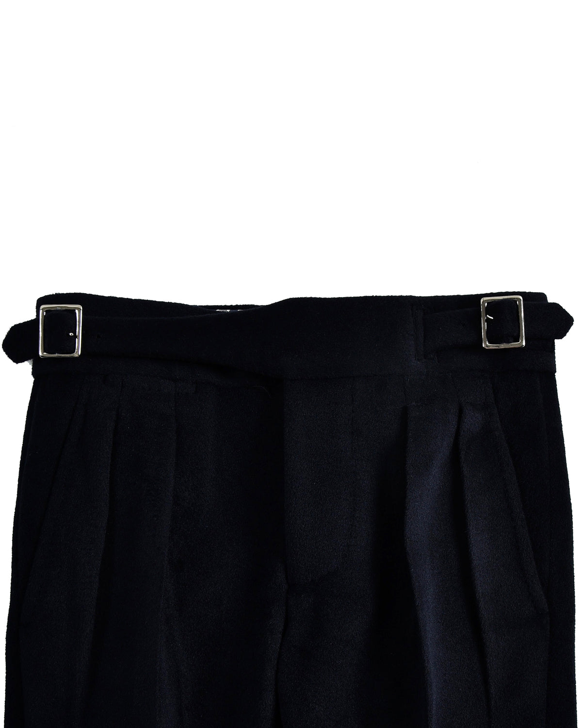 Gurkha Pant in VBC Black Wool Flannel - 3