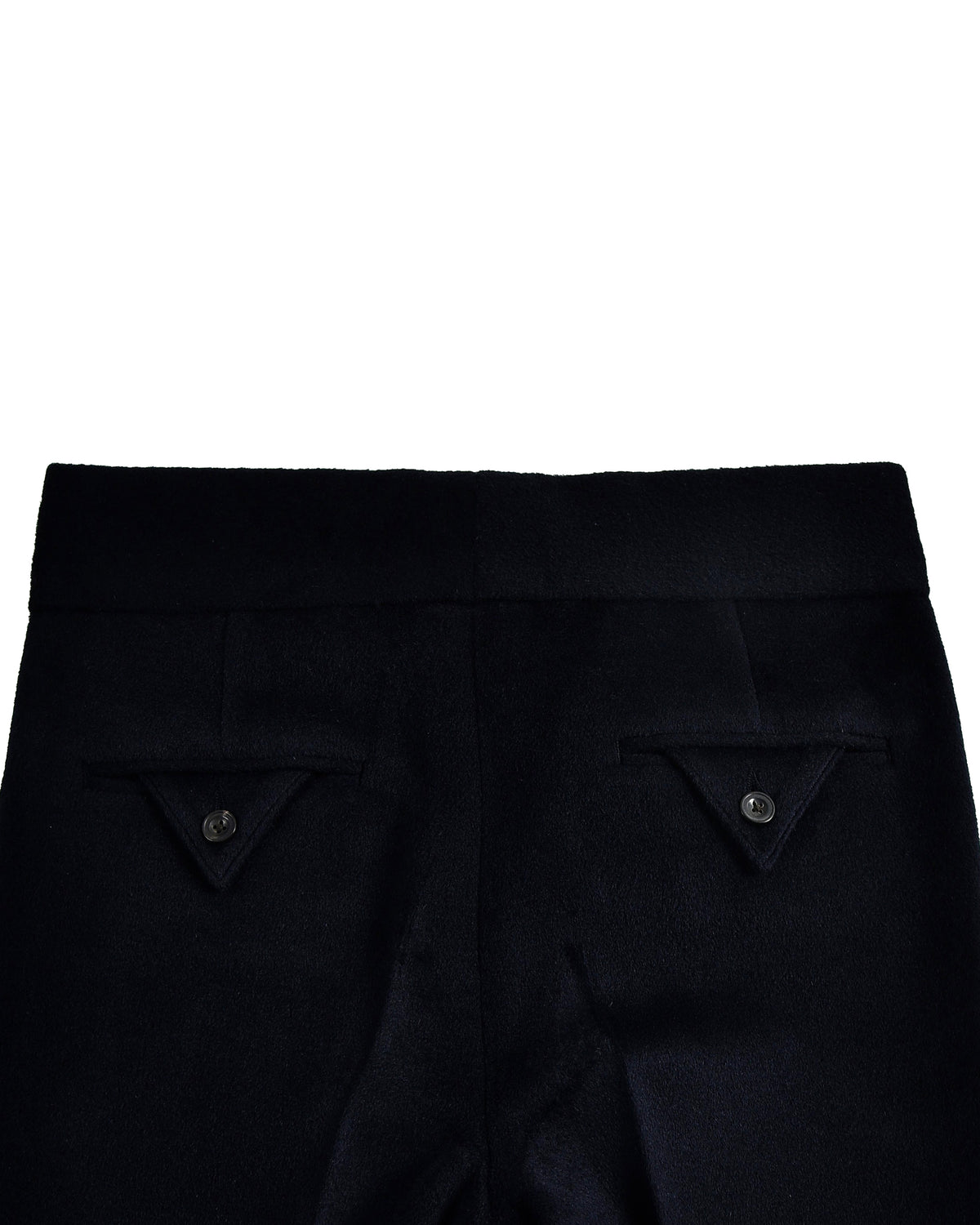 Gurkha Pant in VBC Black Wool Flannel - 6